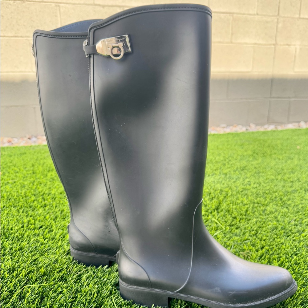 Salvatore Ferragamo Ruben Rain Boots